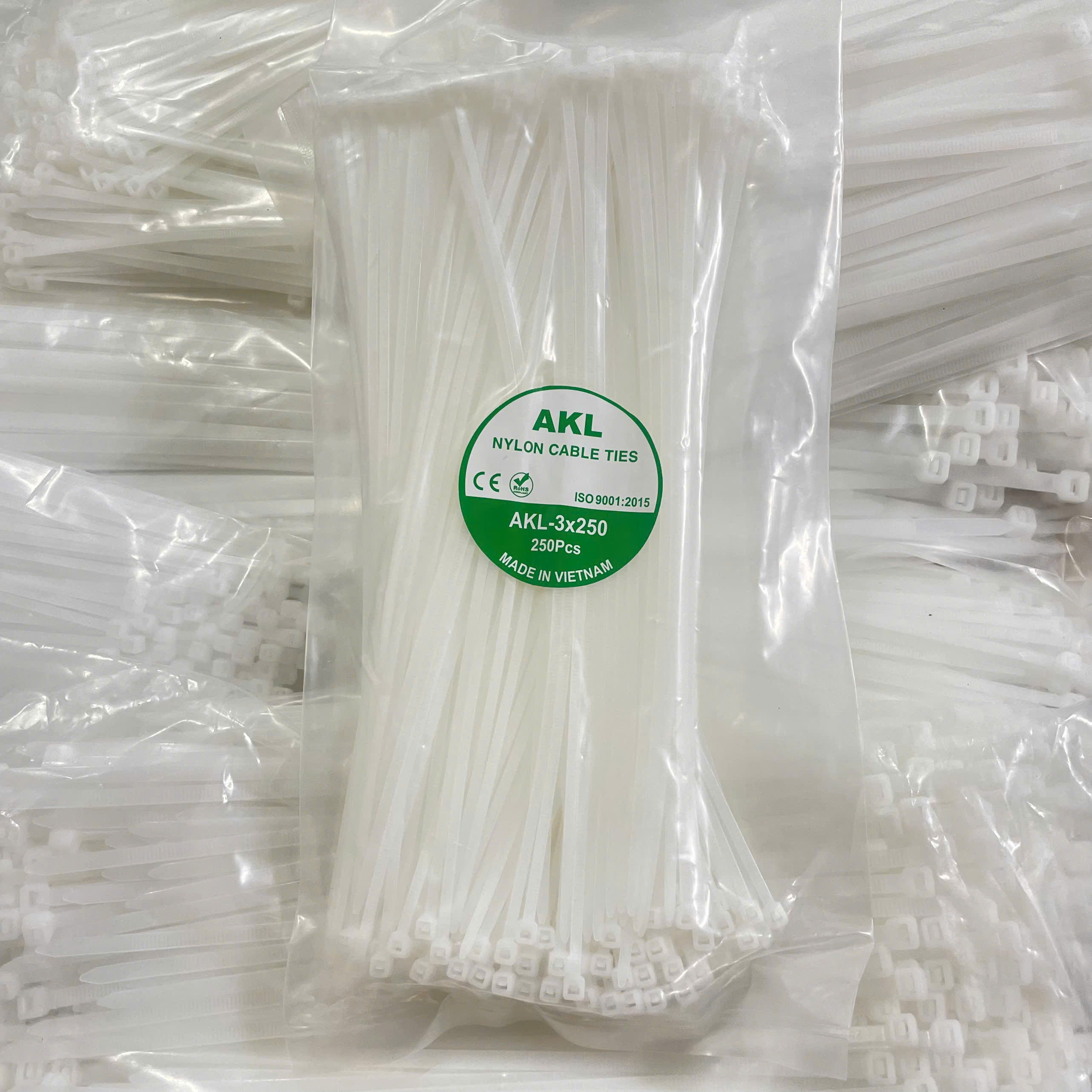 Dây rút nhựa trắng 3x250mm